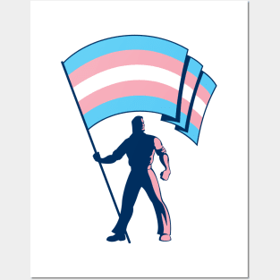 Transgender Pride Flag Bearer Posters and Art